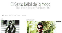 Desktop Screenshot of elsexodebildelamoda.com